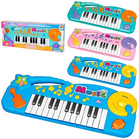 Teclado Musical Para Crianças - Teclado Piano Musical Infantil 23 Teclas Colorido Para Criancas Meninos ...