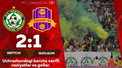 Neftchi Qizilqum Coca Cola Superliga Tur Youtube