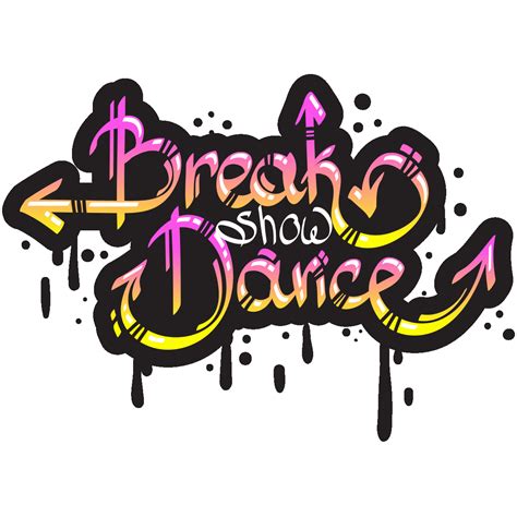 Sticker Graffiti Break Show Dance Stickers Stickers Art Et Design