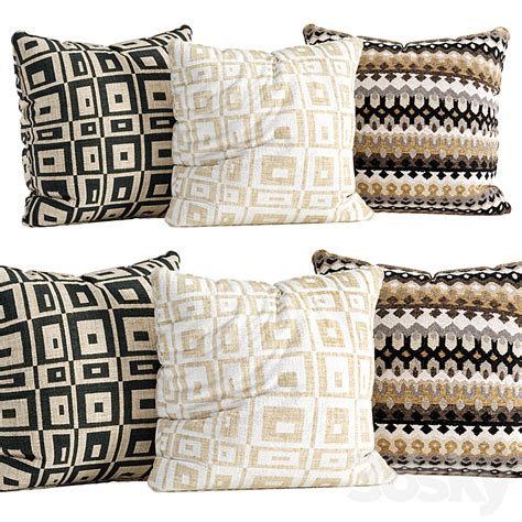 Pillow Collection Interior DV Kap Home 33 Pillows 3D Model