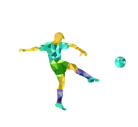 2014 Fifa World Cup Football Player Icicles Effect Soccer Silhouette