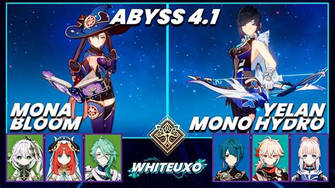 Spiral Abyss C Mona Bloom C Yelan Mono Hydro Floor