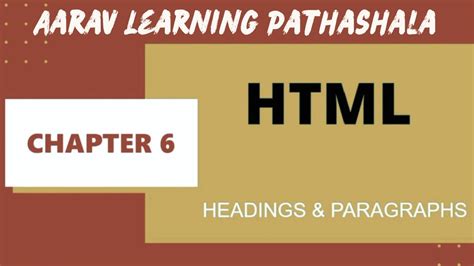 Html Headings And Paragraph Class In Kannada Html