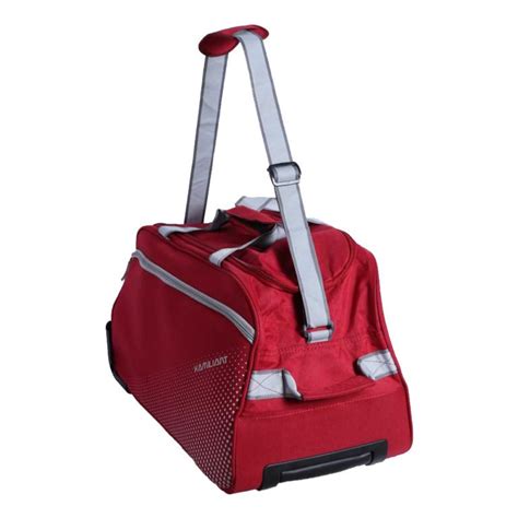 Kamiliant By American Tourister Vento 52cm Red Wheel Duffle Trolley Bag