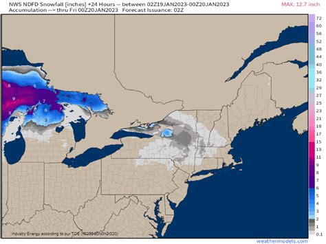 An Interior Northeast Snow Event Today into Tomorrow | Weather.us Blog