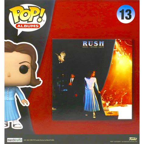 Funko RUSH Exit Stage Left POP Albums Vinyl Figure With Hard Case No 13