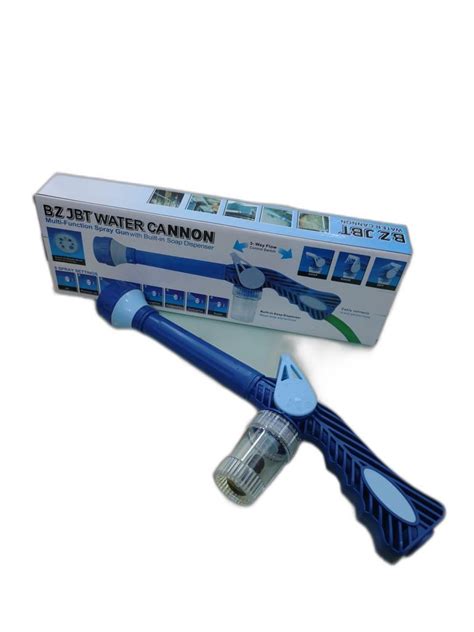 Nozzle Size 2 Mm WHITE BLUE Ez Jet Water Cannon For Garden Air