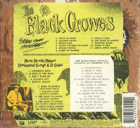 Black Crowes The Shake Your Money Maker 30th Anniversary Cd At Juno