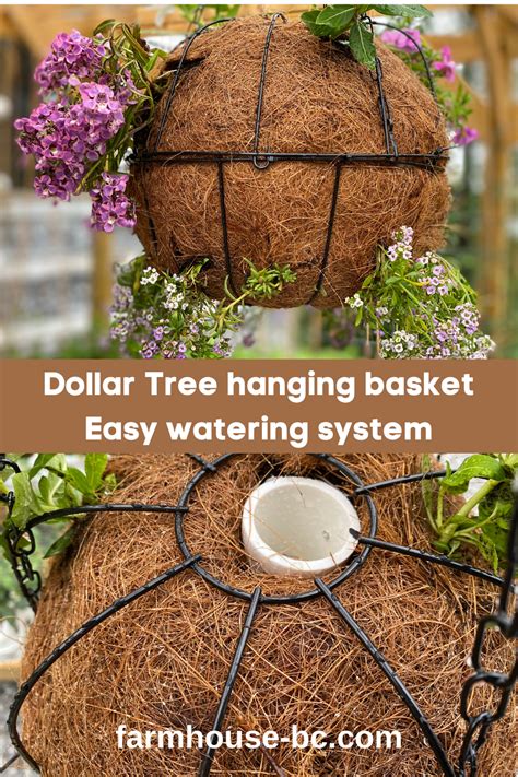 Hanging Flower Basket In Easy Steps Hanging Basket Garden Hanging