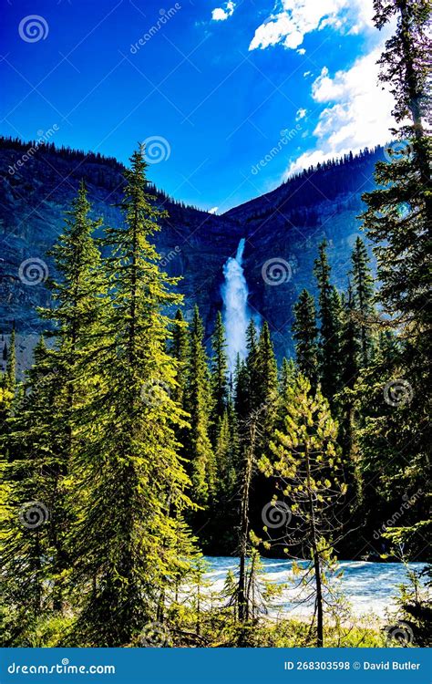 Takakkaw Falls Yoho National Park British Columbia Canada Stock Photo