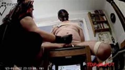 Miss M With Helpless Naked Man Tied To Chair Receives Polishing E And Post O T