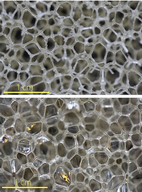 Comparison Of An Open Cell Foam O1 Top Part And A Closed Cell One