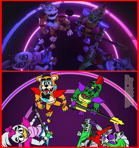 Re Scene Fnaf Sb X Brawl Stars 23 By Remixanimationlatin On Deviantart