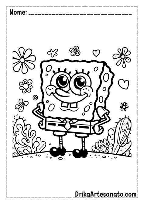 Desenho Do Bob Esponja Desenho Do Bob Esponja - Desenho Para Colorir Do Bob Esponja