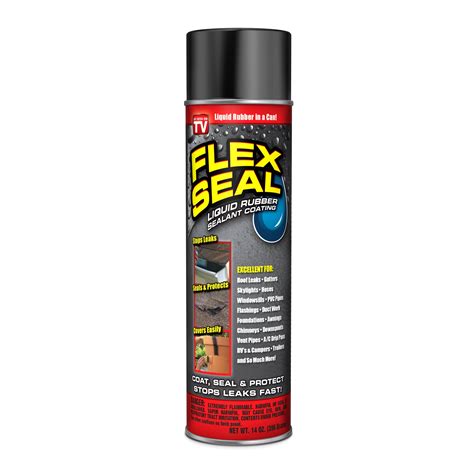 Flex Seal Spray Rubber Sealant Coating, 14-oz, Black - Walmart.com