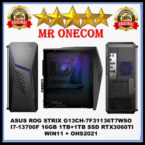 jual pc asus rog strix gch   gb tbtb ssd rtxti win
