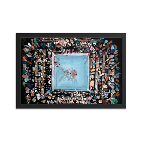 Rumble in the Jungle Framed Poster limited Ali Vs Foreman - Etsy