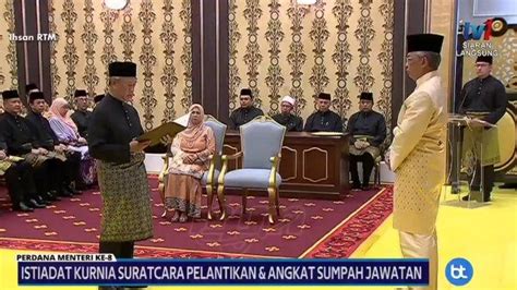 Breaking News Raja Malaysia Lantik Muhyiddin Yassin Dilantik Sebagai