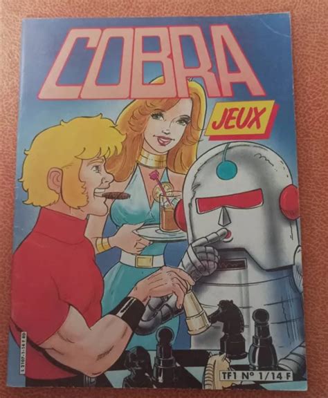 MAGAZINE COBRA JEUX des années 80s rare numéro 1 lire descritif EUR