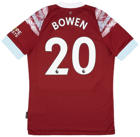 2022 23 West Ham Home Shirt Bowen 20