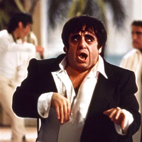 KREA AI Film Still Of Danny DeVito As Tony Montana In Scar