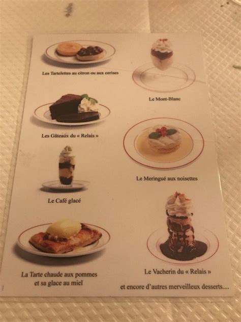 Menu au Le Relais de l Entrecôte restaurant à viande Paris 15 Rue Marbeuf