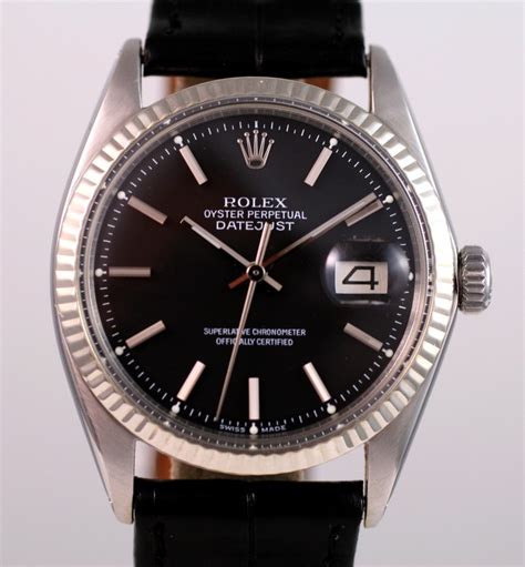 Coin Des Affaires Rolex Datejust Cadran Noir Mat R F