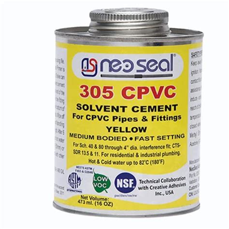 Neoseal Neoseol 305 CPVC Solvent Cement Tin Can At Rs 300 In Gurugram