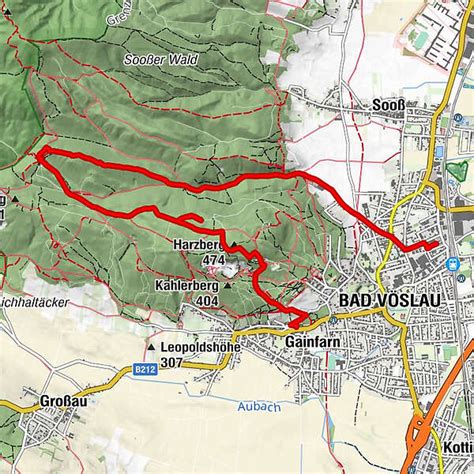 Gainfarn Harzberg Vöslauer Hütte Bad Vöslau BERGFEX Wanderung