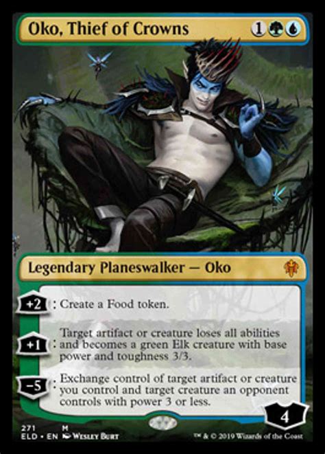 Oko, Thief of Crowns (Borderless) Price Throne of Eldraine MTG