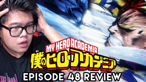 Symbol Of Peace My Hero Academia Episode 48 REVIEW Boku No Hero