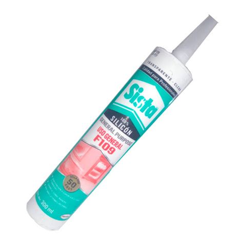 SILICON USO GRAL TRANSPARENT 300ML F109 SISTA