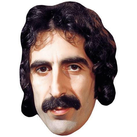 Frank Zappa (Moustache) Mask - Celebrity Cutouts