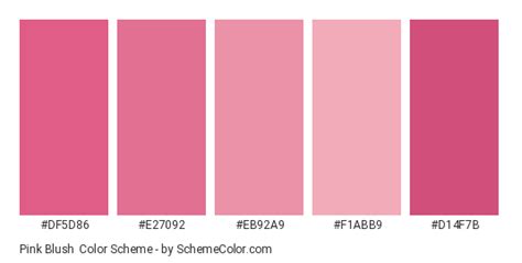 Pink Blush Color Scheme » Pink » SchemeColor.com