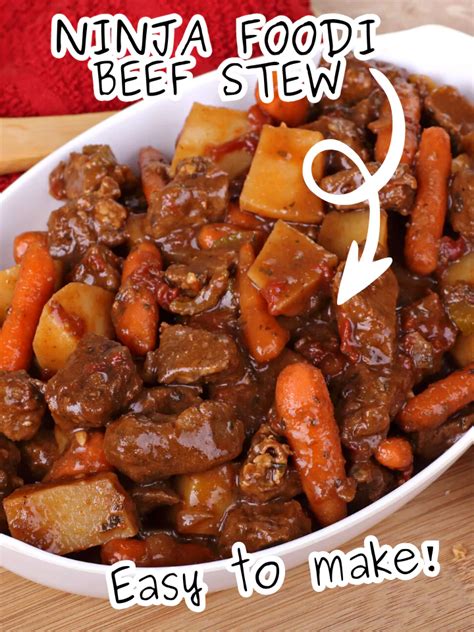 Easy Ninja Foodi Beef Stew Recipe Wasian Cookery