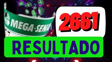 Resultado Da Mega Sena 2661 Hoje Resultado Mega Sena Concurso 2661