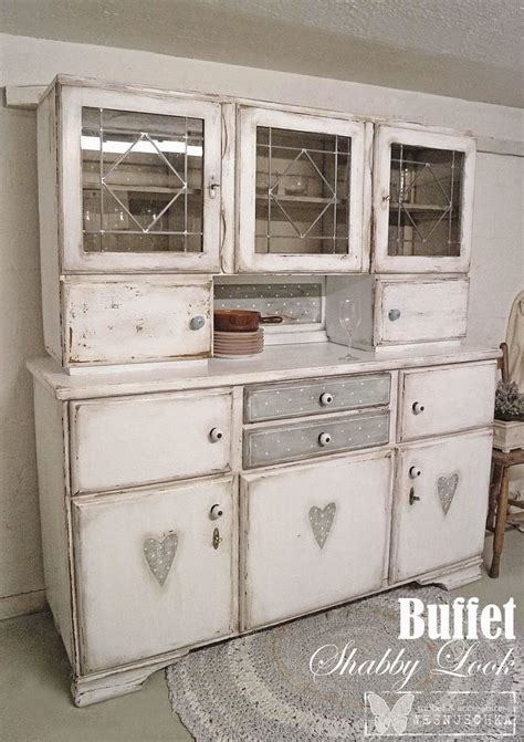 Buffet Mit Herzen Im Polka Dots Shabby Look Shabby Chic Room Shabby