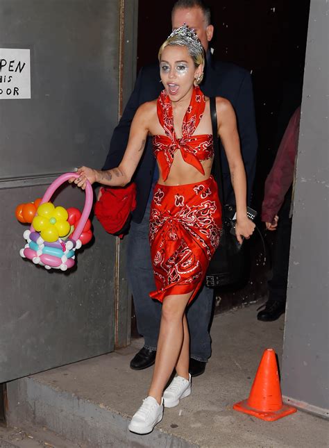 Miley Cyrus S 25 Wildest Outfits Of All Time Glamour