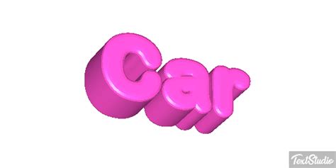 Car Word Animated GIF Logo Designs