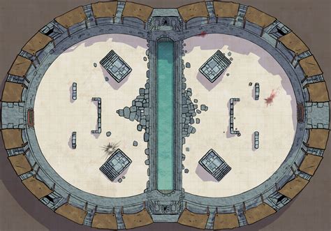 I Drew An Arena For Last Weekends Session Battlemaps Dnd World Map