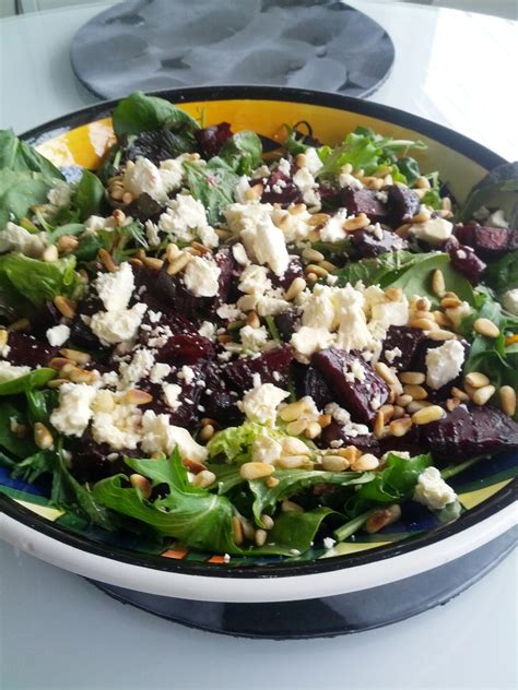 Roasted Beetroot Walnut Feta Salad