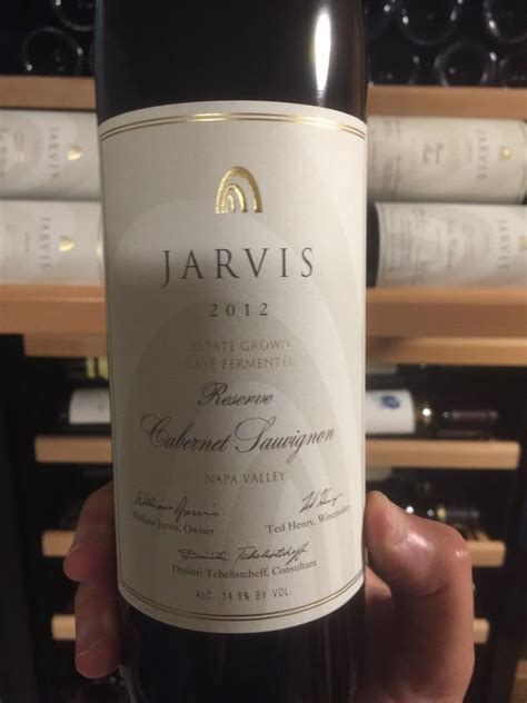 2012 Jarvis California Winery Cabernet Sauvignon Reserve Usa