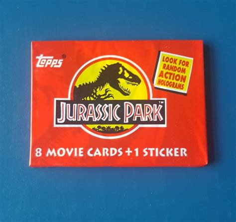 Vintage Jurassic Park Trading Cards Etsy