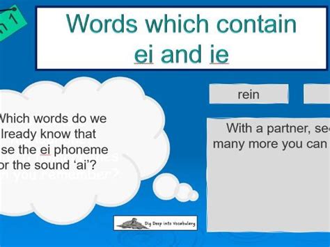 ei and ie words | Teaching Resources