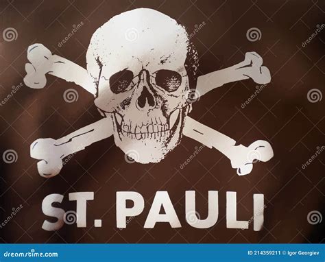 St Pauli Football Club Kult Flag Vector Poster Template Editorial Photo ...