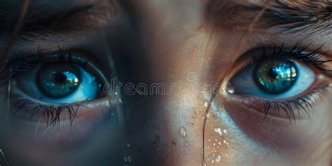 Tear eyes close-up stock photo. Image of sadness, abuse - 324633828