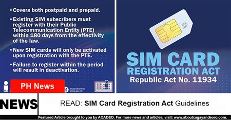 Sim Card Regph2022 About Cagayan De Oro