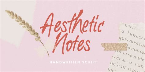 Aesthetic Notes Font | dafont.com