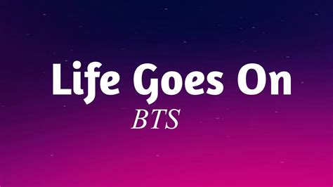 Bts 방탄소년단 Life Goes On English Cover Feat 2020 Lyrics Youtube