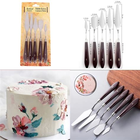 Jual Pisau Palet Artist Palette Knife Set 5 Pcs Alat Lukis Kue